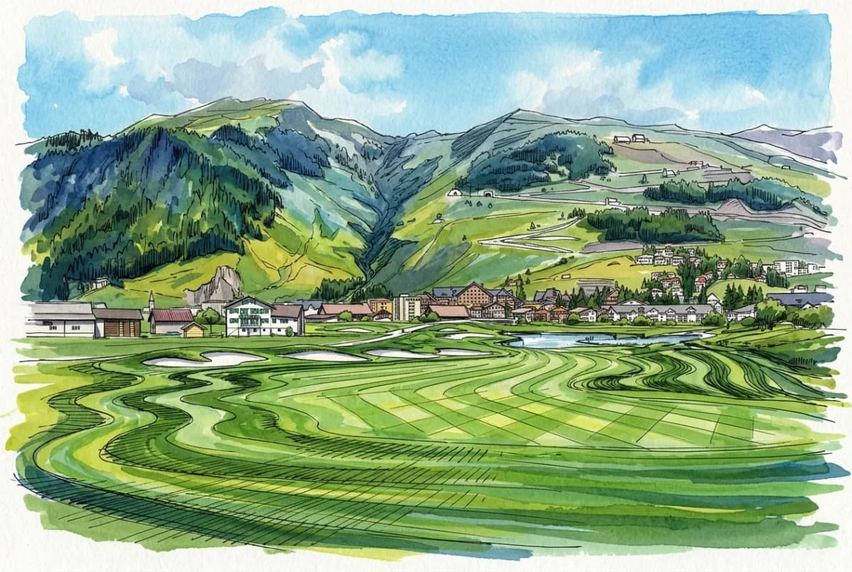 Andermatt Swiss Alps Golf Course, Switzerland